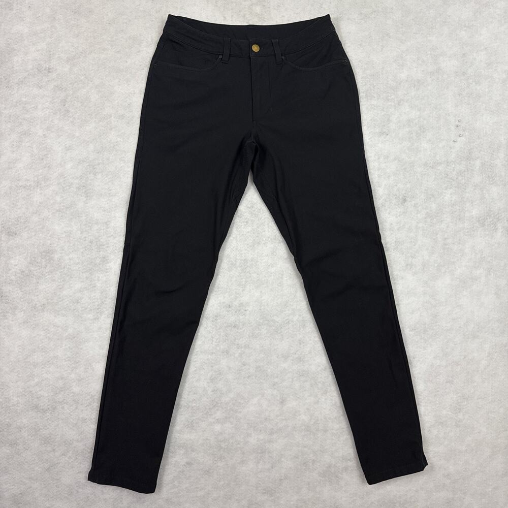 Lululemon Mens 28 ABC Slim Fit 5 Pocket Pants Black Warpstreme Golf